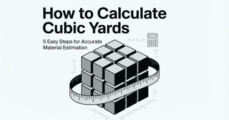 How to Calculate Cubic Yards