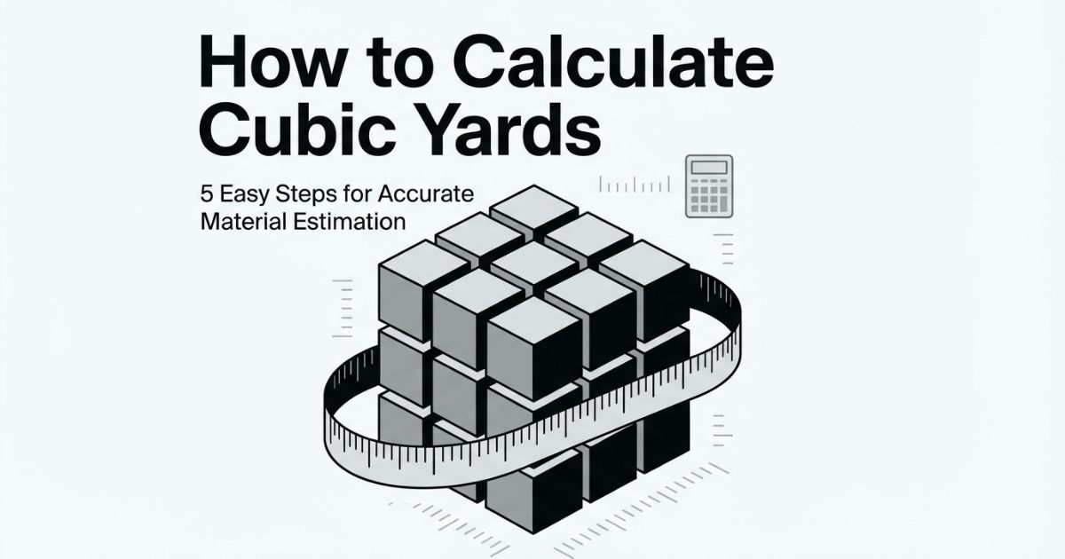 How to Calculate Cubic Yards: 5 Easy Steps for Accurate Material ...