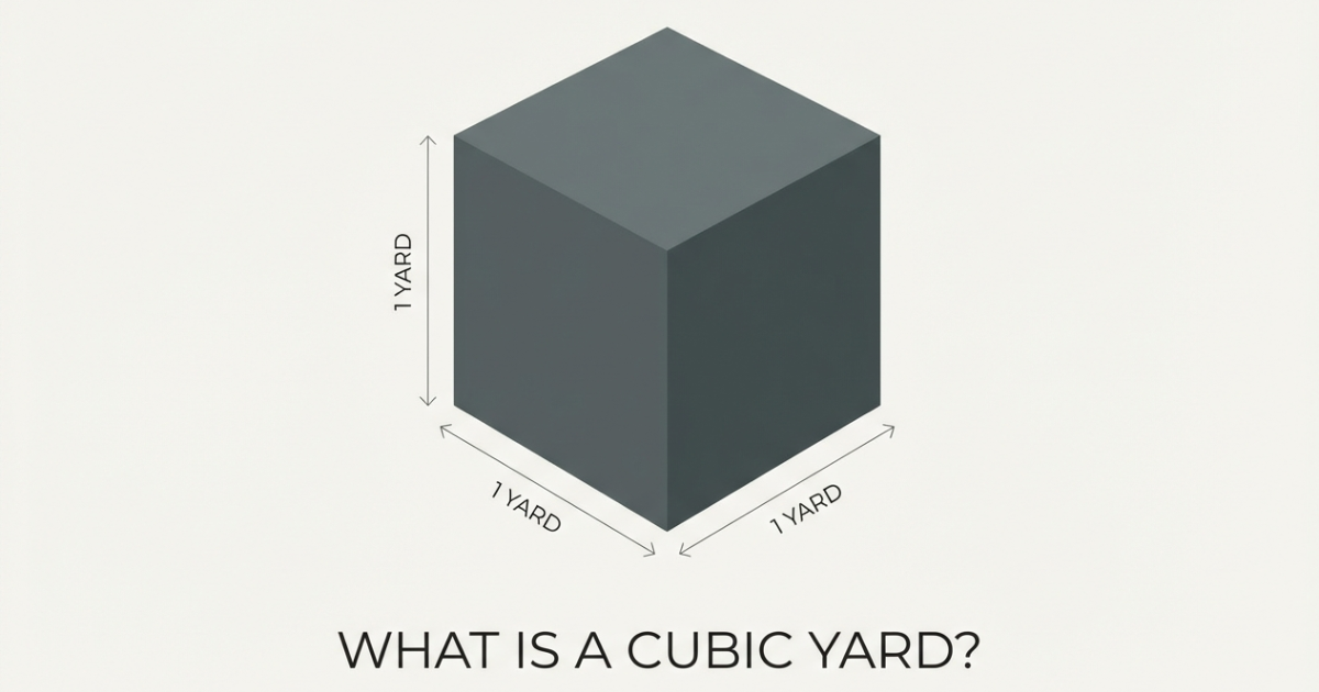 What a Cubic Yard Is (3×3×3) ft - Definition, Examples &Quick ...